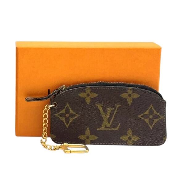 Louis Vuitton Monogram Old Pochette Cles Coin Case W/Box - Picture 1 of 11
